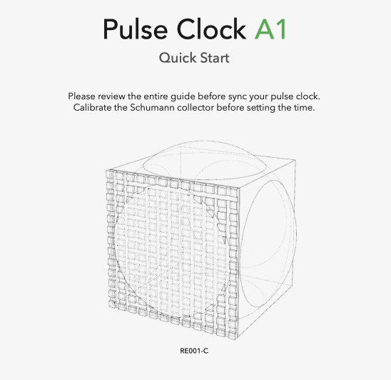 Pulse Clock A1 quick start guide